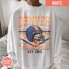 Denver Football Vintage Style Comfort Colors T-Shirt, Retro Denver Football Shirt, Denver Footbal Fans Gift Sweater, Sunday Football - Image 3