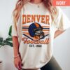 Denver Football Vintage Style Comfort Colors T-Shirt, Retro Denver Football Shirt, Denver Footbal Fans Gift Sweater, Sunday Football - Image 7
