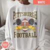 Pittsburgh Football Comfort Colors Sweatshirt, Vintage Unisex Pittsburgh Crewneck, Gift for Football Fan, Oversized Pittsburgh Sweatshirt - Image 3