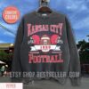 Vintage Style Kansas City Football Comfort Colors Sweatshirt, Kansas City Football Crewneck, Kansas City Shirt, Kansas City T-Shirt