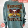 Washington Football Vintage Style Comfort Colors Sweatshirt, Washington Crewneck Commander Sweater, Washington Fan Gift, Washington Shirt - Image 5