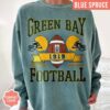 Green Bay Football Vintage Style Comfort Colors Sweatshirt, Retro Green Bay Football Crewneck, Green Bay Shirt, Green Bay T-Shirt - Image 5