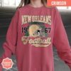 New Orleans Football Vintage Style Comfort Colors T-Shirt, New Orleans Football T-Shirt, Retro Saint Sunday Football Shirt - Image 4