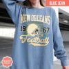 New Orleans Football Vintage Style Comfort Colors T-Shirt, New Orleans Football T-Shirt, Retro Saint Sunday Football Shirt - Image 2