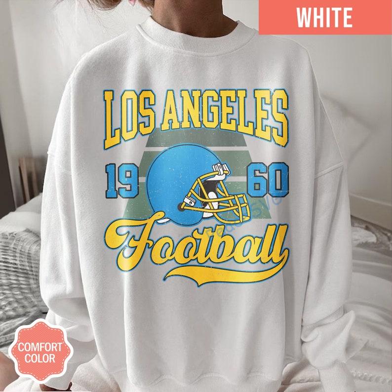 Los Angeles Football Vintage Style Comfort Colors T-Shirt, Los Angeles Football Crewneck, Los Angeles Football T-Shirt Fan Gift - Image 3