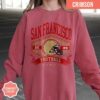 San Francisco Football Vintage Style Comfort Colors Sweatshirt, San Francisco Football Crewneck, SF Football Sweatshirt, Football Gifts - Image 4