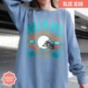 Miami Football Vintage Style Comfort Colors Sweatshirt, Retro Miami Football Crewneck, Miami Football T-Shirt, Miami Football Gifts - Image 2