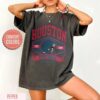 Houston Football Vintage Style Comfort Colors Sweatshirt, Texan Football Shirt, Houston Football Game Day Shirt, Sunday Football Shirt - Image 6