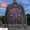 Houston Football Vintage Style Comfort Colors Sweatshirt, Texan Football Shirt, Houston Football Game Day Shirt, Sunday Football Shirt