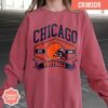Chicago Football Vintage Style Comfort Colors Sweatshirt, Retro Chicago Football Sweatshirt, Chicago Fan Gift, Sunday Football Tee - Image 4