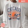 Chicago Football Vintage Style Comfort Colors Sweatshirt, Retro Chicago Football Sweatshirt, Chicago Fan Gift, Sunday Football Tee - Image 3