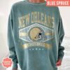 New Orleans Football Vintage Style Comfort Colors Sweatshirt, New Orleans Football Sweatshirt, Retro Saint Sunday Football Shirt - Image 5