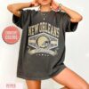 New Orleans Football Vintage Style Comfort Colors Sweatshirt, New Orleans Football Sweatshirt, Retro Saint Sunday Football Shirt - Image 6