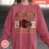 Washington Football Vintage Style Comfort Colors T-Shirt, Washington Football Crewneck, Washington Fan Gift, Washington Shirt - Image 4