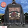 Washington Football Vintage Style Comfort Colors T-Shirt, Washington Football Crewneck, Washington Fan Gift, Washington Shirt - Image 6