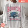Houston Football Vintage Style Comfort Colors Crewneck T-Shirt, Texan Football Shirt, Houston Football Game Day Shirt, Sunday Football Shirt - Image 6