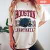 Houston Football Vintage Style Comfort Colors Crewneck T-Shirt, Texan Football Shirt, Houston Football Game Day Shirt, Sunday Football Shirt - Image 7