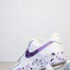 Custom Purple Splatter Air Force 1: Hand-Painted Sneakers - Image 3