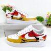 Hand Painted Dinosaur Sunset Sneakers: Custom Air Force 1 - Image 6