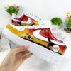 Hand Painted Dinosaur Sunset Sneakers: Custom Air Force 1 - Image 2