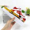 Hand Painted Dinosaur Sunset Sneakers: Custom Air Force 1 - Image 3